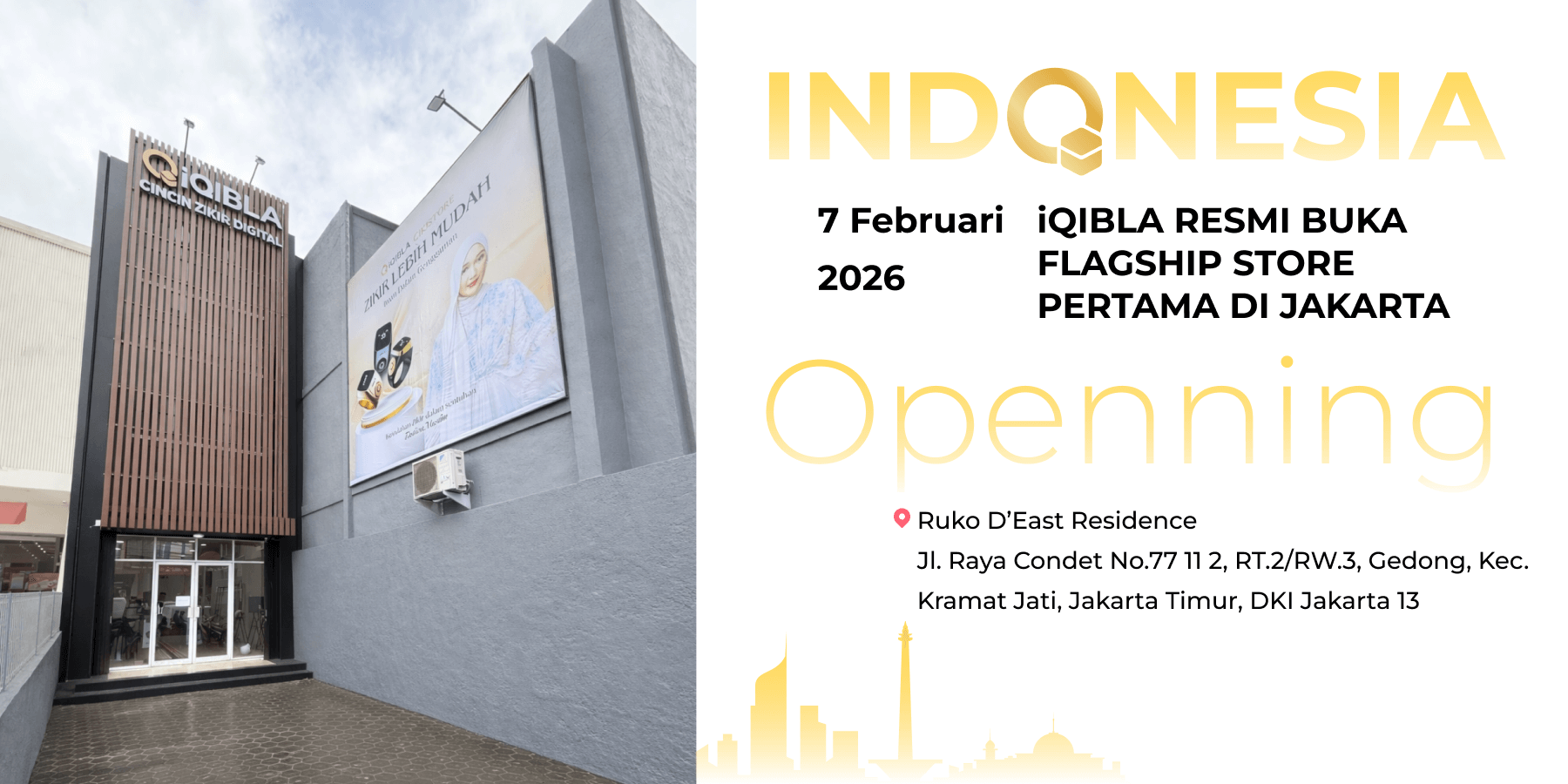 iQIBLA RESMI BUKA FLAGSHIP STORE PERTAMA DI JAKARTA